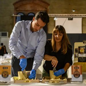 2023 Good Italy Workshop - Piacenza Palazzo Gotico - Parmigiano Reggiano photo by |Riccardo Gallini|